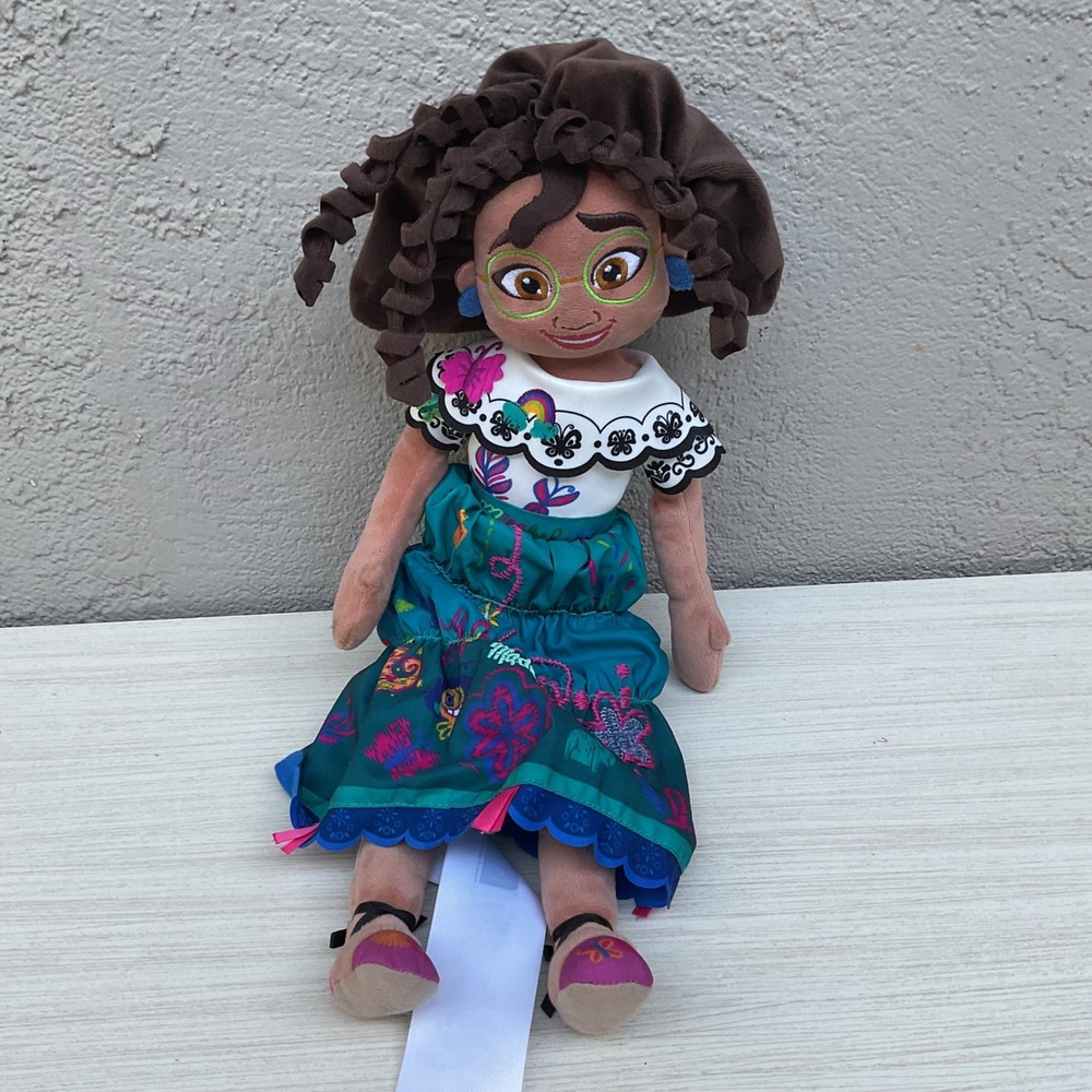 Disney Store Encanto Mirabel Madrigal Plush Doll 18 Inch Embroidered Soft Toy